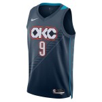 Maillot NBA Oklahoma City Thunder Alex Caruso Nike 2025-26 City Edition Noir Swingman - Homme
